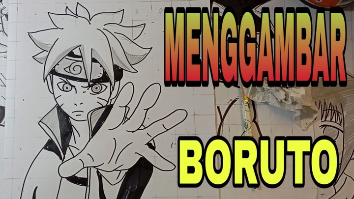 menggambar boruto