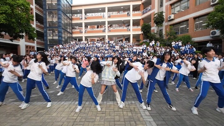 [Tarian Acak] Acara tarian acak pertama "DANCE IN SSL" di Sekolah Menengah Danau Songshan Sekolah Me