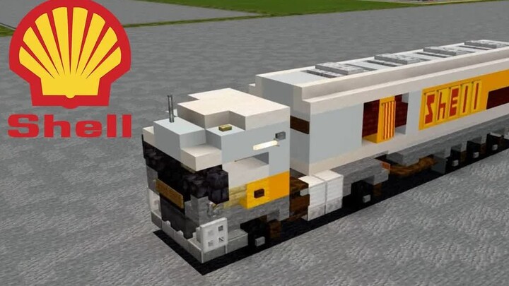 【Loạt bài hướng dẫn về xe MINECRAFT】 Cách chế tạo ((MAN TGX Shell)) Xe tải chở dầu