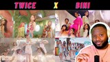 Reaction to GIRL GROUPS | TWICE "Alcohol-Free" X BINI " Born To Win | FIRST TIME REACTION 🥰