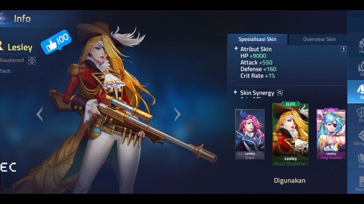 SKIN ML Adventur👍🏻👌🏻