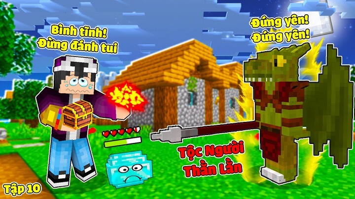 MINECRAFT CHUYỂN SINH THÀNH SLIME*TẬP 10* TỘC NGƯỜI THẰN LẰN SỐNG DƯỚI LÒNG ĐẤT VÀ HỌC KỸ NĂNG MỚI