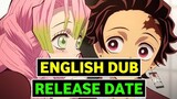 Demon Slayer Season 3 English Dub Release Date Update
