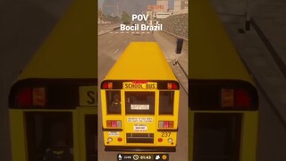 POV BOCIL BRAZIL DI BUS SIMULATOR INDONESIA#games #tiktok #gameplay #car #short #gaming #bus #funny