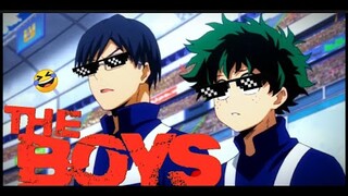 IZUKU VS TODOROKI | THE BOYS MEME | IZUKU thug life moment MHA  funny moments #izuku #theboysmeme