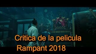 Critica reseña review y opinion de la pelicula Rampant, outbreak, rage 2018 Netflix