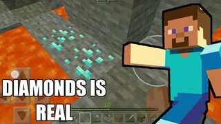 Quit na muna sa ML!! | Finding diamonds sa mcpe |