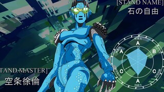 【JOJO】第六部石之海主角团替身面板