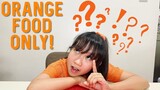 EATING ONLY ONE COLOR FOOD CHALLENGE! | Lady Pipay