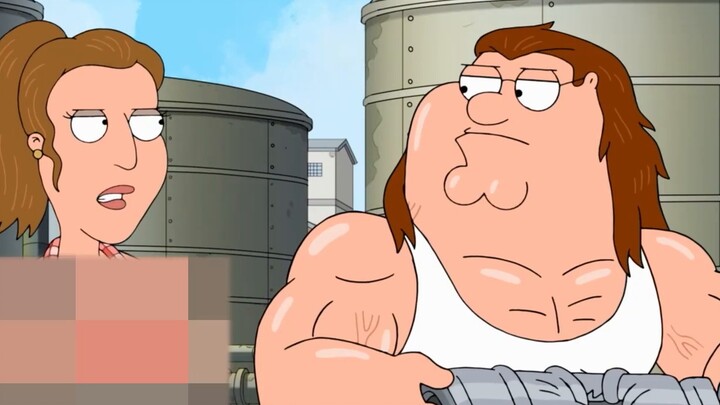 Family Guy: Brad Pitt transforms into a muscular man to fight against evil forces, the scene makes p