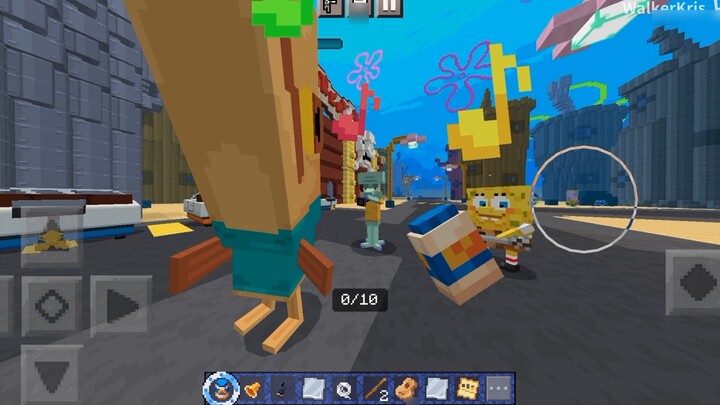 Rilis pertama (bonus gratis) Unduh gratis DLC Minecraft Pe Spongebob dan MC online atau sumber daya 