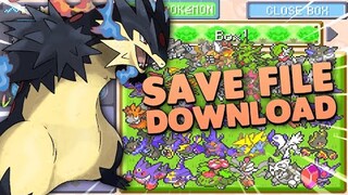 Pokemon Omega Red V3.0 (All Pokemon 809) SAVE FILE DOWNLOAD, All Legendary, All Mega Evolution