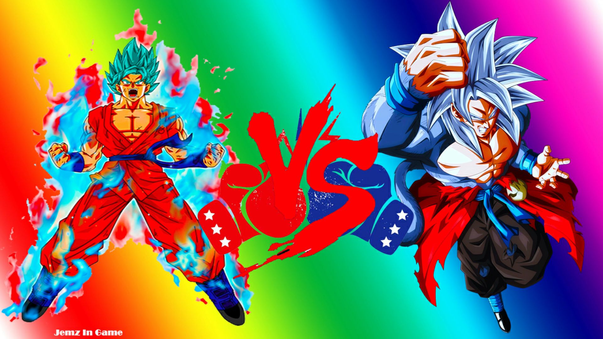 Goku SSJ Blue VS Goku SSJ5  💙✓💙✓💙✓💙 Dragon Ball Z: Budokai