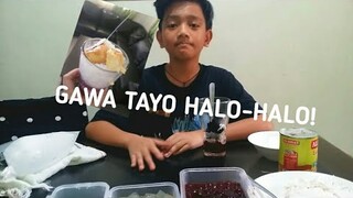 GAWA TAYO HALO-HALO!(homemade halo-halo)|KimCyrus Tinio