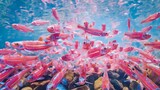 Ikan hias berwarna cerah untuk aquarium