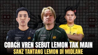 COACH VREN SEBUT RRQ LEMON TAK AKAN MAIN DI MINGGU INI, ONIC SANZ TANTANG LEMON DI MIDLANE