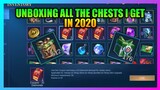 Unboxing 1051 Chests in Mobile Legends 2021 | Unboxing All The Chests in My Inventory