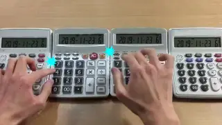 Play the OP of Pokémon with calculators