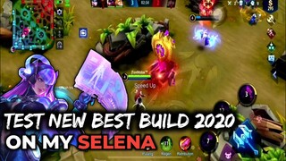 START USE MY SELENA BEST BUILD 2020 - MOBILE LEGENDS