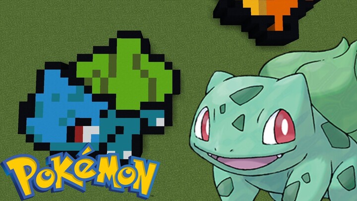 Build Pokemon Bulbasaur in Minecraft!