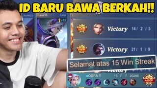 AKUN BARU Pembawa BERKAH!! Langsung WS 15 CUY!! - Mobile Legends