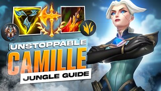 WILD RIFT UNSTOPPABLE CAMILLE JUNGLE  - Full Guide + BEST Build & Runes Setup