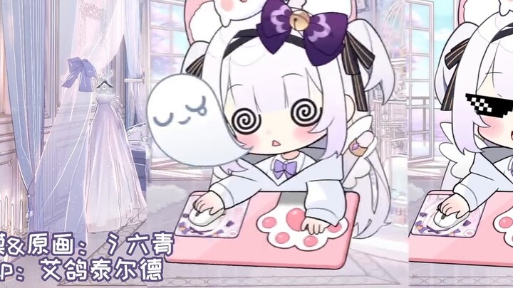 [Trình bày mô hình Live2d] Thú cưng để bàn siêu dễ thương Ai Ge đã có mặt