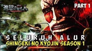 SELURUH ALUR CERITA SHINGEKI NO KYOJIN SEASON 1 PART 1 DALAM 23 MENIT