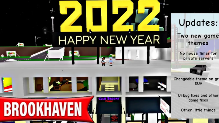 ใหม่ 2022 Brookhaven 🏡RP UPDATE!! ธีมเกมเพิ่มเติม!
