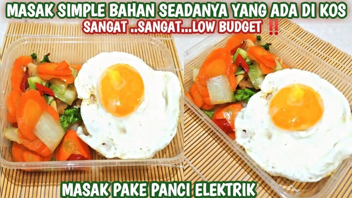 PRAKTIS & SIMPLE ‼️Bahan seadanya di masak jadi masakan istimewa | Masak pake panci elektrik