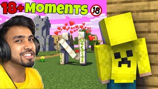 Gamers 18+ Moments In Minecraft | Techno Gamerz, GamerFleet, khatrnak Ishan, chapati Gamer