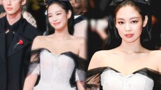 JENNIE attends the Cannes red carpet The Idol crew