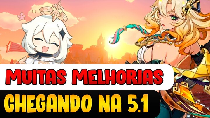 VÁRIAS MELHORIAS ANUNCIADAS PARA A 5.1!