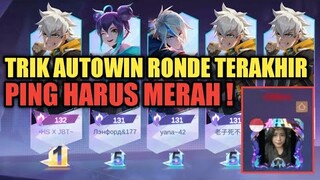 AUTOWIN POSISI 1 RONDE TERAKHIR !! PAKE TRIK VPN PING 300++ DI JAMIN KETEMU BOT