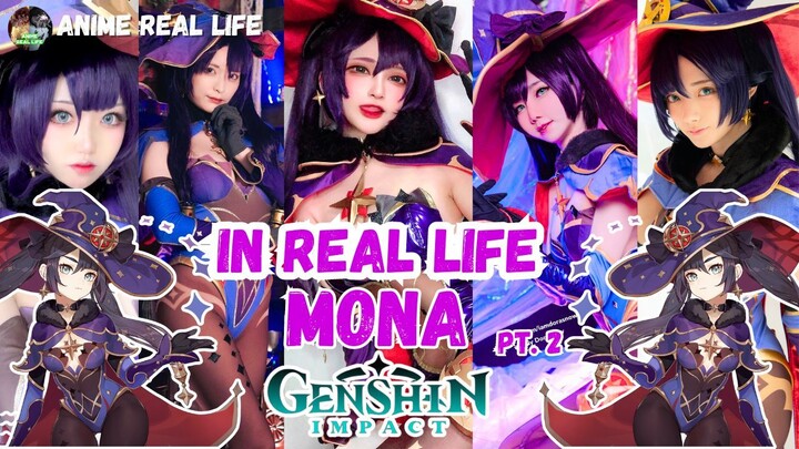 MONA IN REAL LIFE Part 2 | Kumpulan Cosplayer Genshin Impact, Cosplay Video, Cosplay Mona
