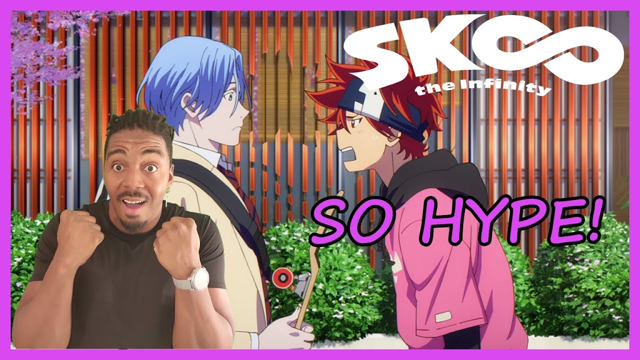 ANIME INSANO DE SKATE! SK8 THE INFINITY Episódio 1 REACT 