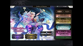 Another Eden 2.10.200 Extra Style Cthulhu (ES Nagi) Fateful/Regular Banners: Should You Summon?