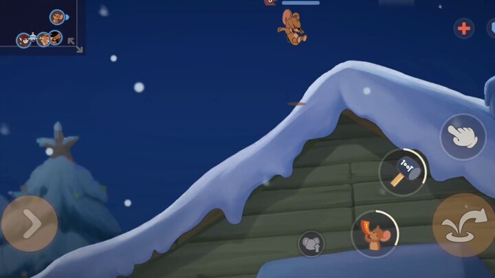 Game Tom và Jerry Mobile: Christmas War 2.0, một chú mèo và ba chú chuột trở thành đồng đội và những