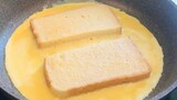 One pan egg toast | Nutella | French toast | แซนวิชทอด แซนวิชไข่ไส้นูเทลล่า, กล้วยหอม
