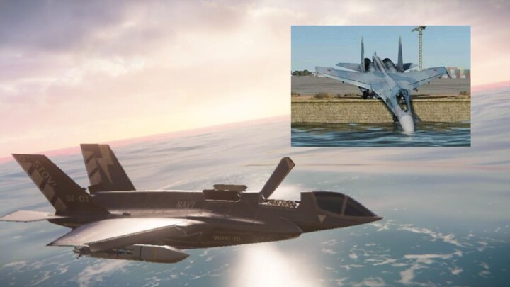 F-35 Minum air laut | Modern Warships