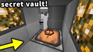 I found a player making a SECRET VAULT!