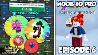 NOOB TO PRO v6.0 | MAXING OUT DAMAGE TASK & GETTING 2 6 STAR META | ROBLOX ALL STAR TOWER DEFENSE