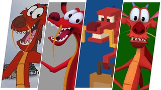 Mushu Evolution in Games - Disney - Mulan