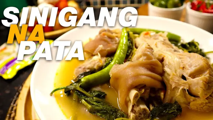 SINIGANG NA PATA NG BABOY WITH GABI |  BEST SOUP IN THE WORLD | BEST EVER LUTONG BAHAY RECIPES