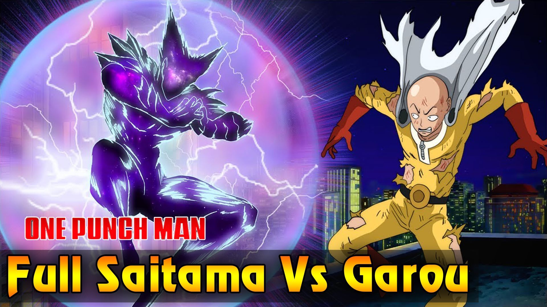 Saitama Vs Garou (One Punch Man) - Desastre Cósmico