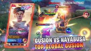 GUSION VS LESLEY, HAYABUSA, VALENTINA, SAYA TIDAK TAKUT DENGAN HERO2 OP WKWKKW - MOBILE LEGENDS