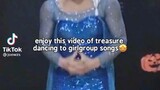 Treasure dancing to girlgroup songs🤣😂