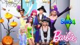 Barbie Dreamhouse Halloween Party Routine in Sims 4 - Titi Plus