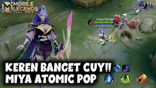 KEREN BANGET CUY!! REVIEW SKIN BARU MIYA "ATOMIC POP" | MOBILE LEGENDS BANG BANG