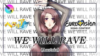 [KRITA SPEEDPAINT] We Will Rave - Austria 🇦🇹 ft Kaleen (Hetalia x Eurovision)